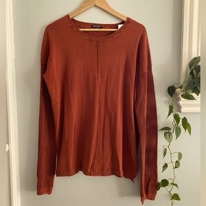 Anthropology-Dear John 100% Cotton Rusty Sweater